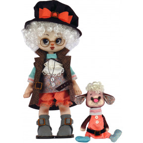 Набор для шитья куклы и мягкой игрушки ZooSapiens К1076 Мальчик с овечкой