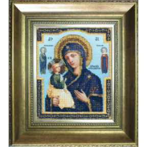 Набір для вишивання бісером Б-1075 Ікона Божої Матері Єрусалимської