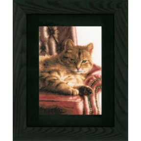 Набор для вышивания Lanarte PN-0146177 Relaxed Tabby Отдыхающий Тэбби