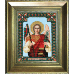 Набор для вышивания бисером Б-1110 Икона Михаила Архистратига