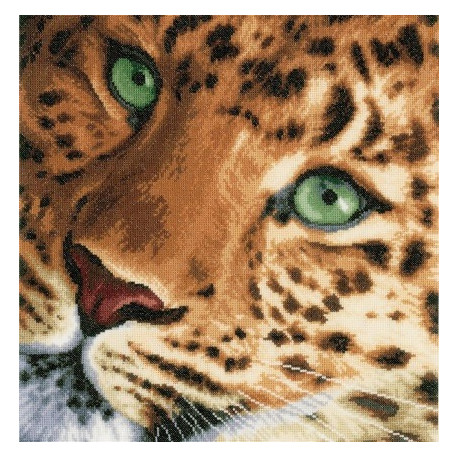 Набор для вышивания Lanarte PN-0154944 Leopard Леопард фото