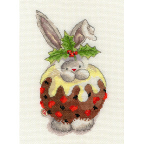 Набір для вишивання хрестиком Bothy Threads XBB5 Bebunni Christmas Pudding