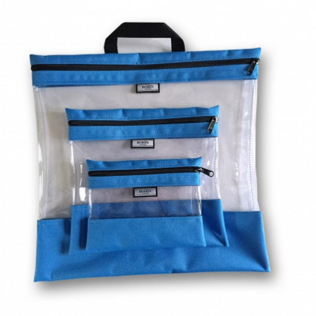 Набір сумок для зберігання рукоділля 3шт Bohin (Франція) 98468