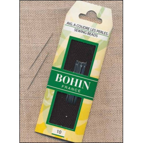 Набор бисерных игл Sewing Beads №10 (15шт)Bohin (Франция) 01124