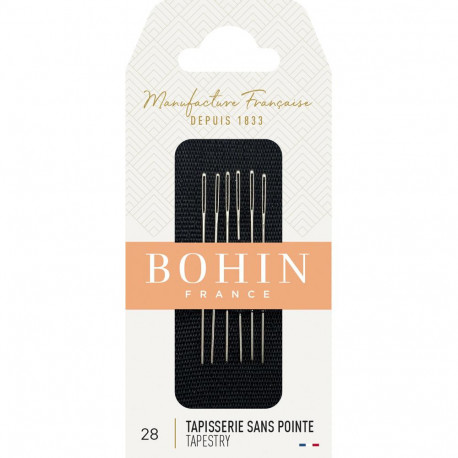 Набір голеленових голок Tapestry №28 (6шт) Bohin (Франція)