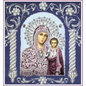 Набор для вышивания бисером Изящное Рукоделие БП-127 Богородица Казанская в рамке