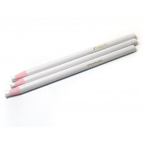 Олівець для тканини Standard, 1шт, білий KP-02 фото