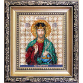 Набор для вышивания бисером Б-1119 Икона Господа Иисуса Христа