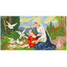 Набор для вышивания бисером БС Солес Богородица и голуби БІГ