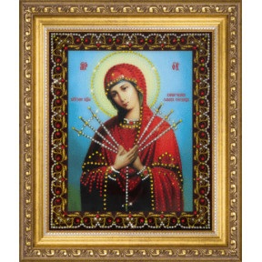 Набор для изготовления картины со стразами Чарівна Мить Икона святой блаженной Матроны Московской  КС-130