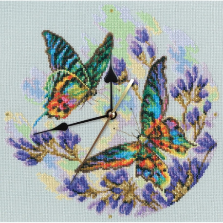 Набір для вишивання хрестиком RTO Райдужні метелики M40014 фото