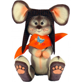 Набор для шитья мягкой игрушки ZooSapiens Крысенок в шлеме  М4010