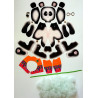 Набор для шитья мягкой игрушки ZooSapiens Панда в шлеме М4018