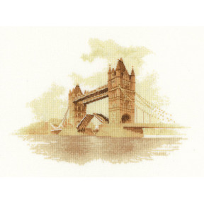 Схема для вышивания Heritage Crafts Tower Bridge HC1069