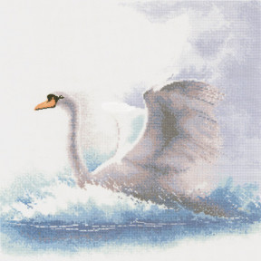 Схема для вишивання Heritage Swan in Flight Crafts HC484