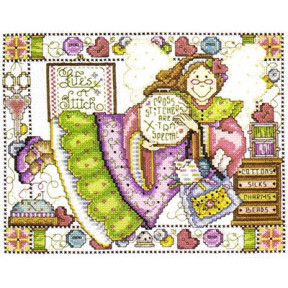 Набір для вишивання Design Works 2704 Stitching Angel