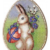 Набор для вышивки крестом Alisena Пасхальная -кролик – с