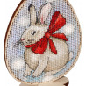 Набір для вишивання хрестиком Alisena Пасхальна кролик на