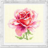 Набор для вышивки крестом Чудесная игла Розовая роза 150-002