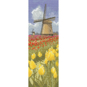 Схема для вишивання Heritage Crafts Tulip Fields HC587