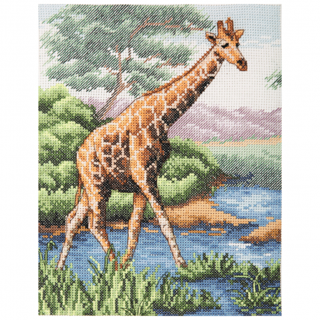 Набір для вишивання Anchor Giraffe PCE965 фото