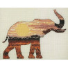 Набір для вишивання Anchor MAIA Elephant Silhouette 05040 фото