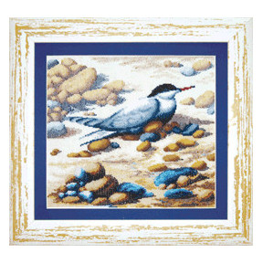 Набір для вишивки хрестиком Чарівна Мить СТ-30 Пташка на пляжі