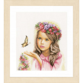 Набор для вышивания Lanarte  Angel with Butterflies Ангел с бабочками PN-0164072