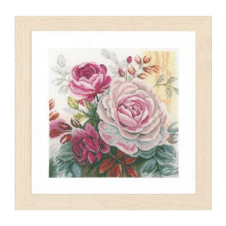 Набор для вышивания Lanarte Pink Rose Розовая роза PN-0165376
