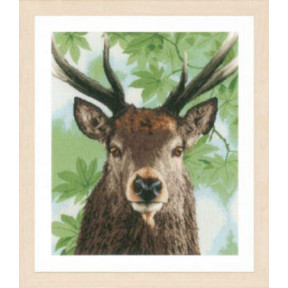 Набор для вышивания Lanarte Proud red deer Олень PN-0168208