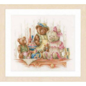 Набор для вышивания Lanarte Bears and Toys Медведи и игрушки PN-0168381