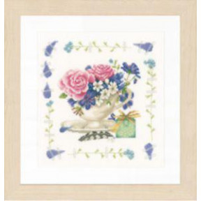 Набор для вышивания Lanarte  Bouquet of roses Букет роз PN-0170950