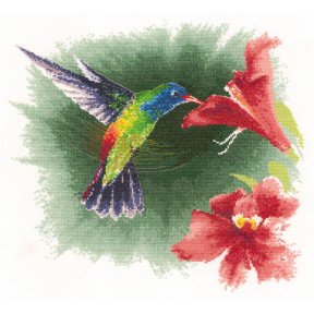 Набір для вишивання хрестиком Heritage Crafts Hummingbird in Flight H539