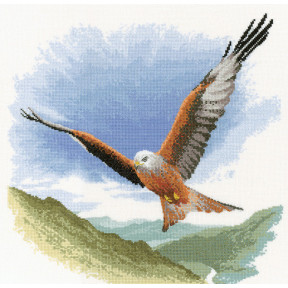 Набор для вышивания крестом Heritage Crafts Red Kite in Flight H652