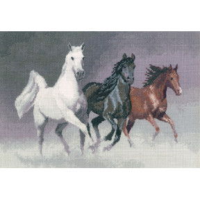 Набір для вишивання хрестиком Heritage Crafts Wild Horses H1022