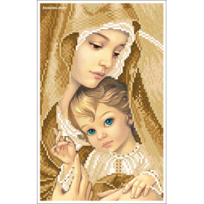 Набор для вышивания бисером БС Солес Мадонна с ребенком (сепия) МД-с