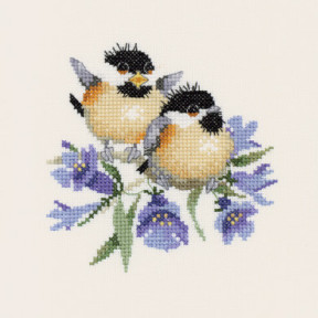 Набір для вишивання хрестиком Heritage Crafts Bluebell Chick-Chat H776