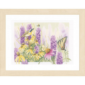 Набор для вышивания Lanarte Butterfly Bush and Echinacea Бабочка и эхинацея PN-0147541