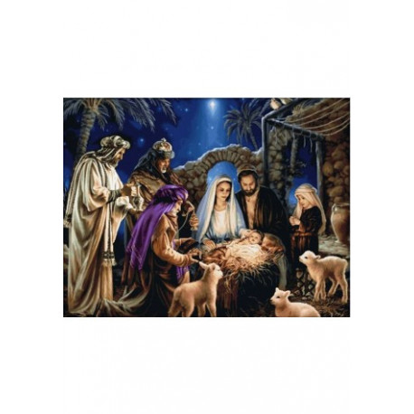 Набор для вышивки крестиком Dantel Рождение Иисуса 100 фото