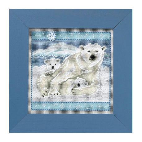 Набор для вышивания Mill Hill Polar Bears MH144305 фото