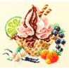 Набір для вишивання хрестиком Чудова голка Ванільне морозиво