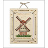 Набір для вишивання хрестиком Овен Млин. Панно 1199 фото