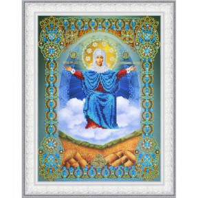 Набір для вишивання бісером Картини Бісером Ікона Божої Матері Спорителька хлібів Р-405