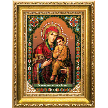 Набор для вышивания"Икона Божьей Матери Б-1188 Святогорская фото