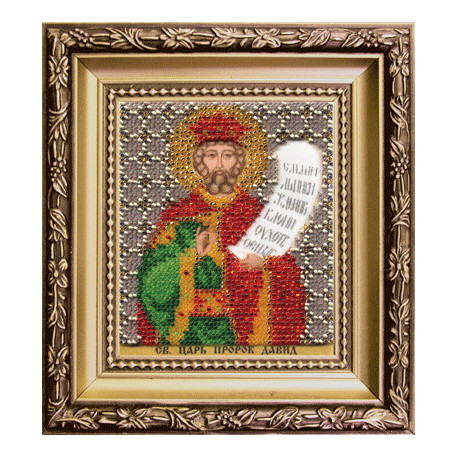 Набор для вышивания бисером Б-1194 Икона св.царя прор.Давида