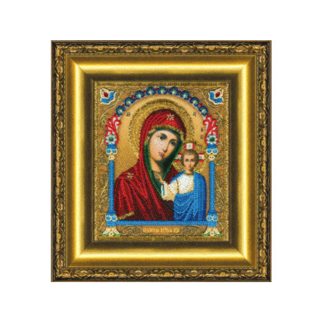 Набір для вишивання Б-1204 Ікона Божої Матері Казанська фото