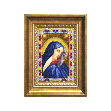 Набір для вишивання бісером Б-1205 Ікона Божої Матері Скорботна