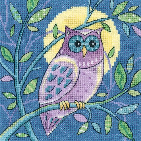 Набір для вишивання хрестиком Heritage Crafts Owl H1380 фото