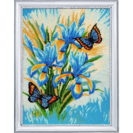 Набір для вишивання бісером Butterfly Небесні квіти 125 фото