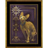 Набір для вишивки хрестиком Panna К-0897 Єгипетська кішка фото